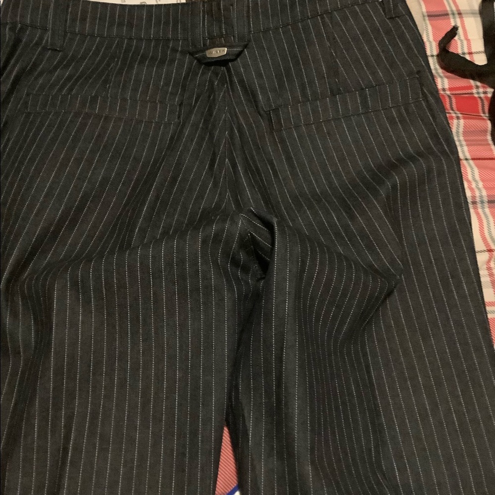 Size 36 length 34 worn 1 time blue pin stripe denim jeans vintage